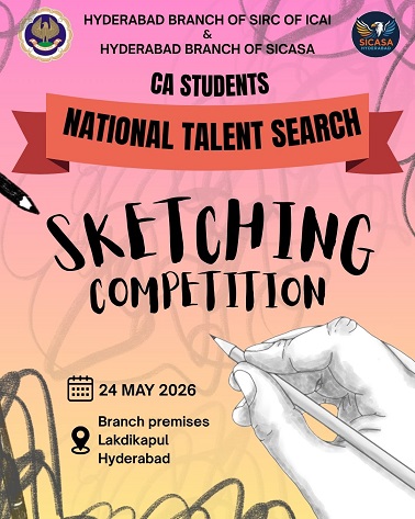 NATIONAL TALENT SEARCH FOR CA STUDENTS (Sketching)
