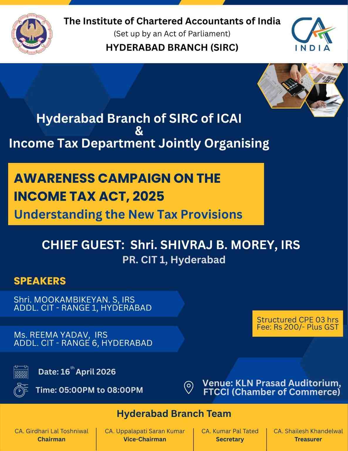 AWARENESS CAMPAIGN ON THE INCOME TAX ACT, 2025 (SPOT)