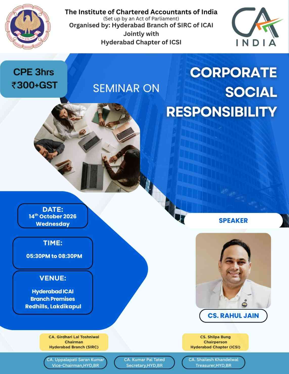 Series on Company Law on "Corporate Social Responsibility"