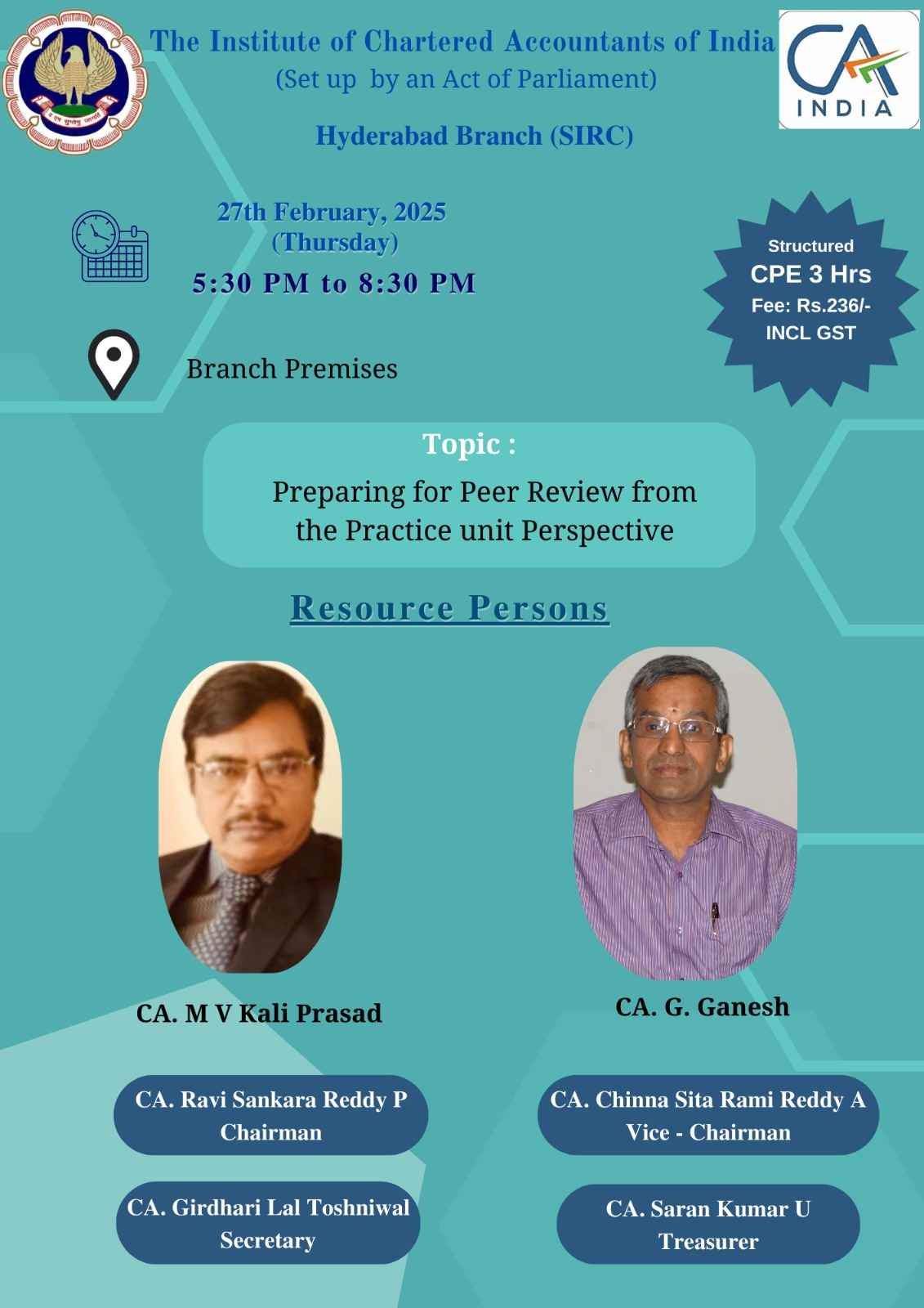 Seminar on "Preparing for Peer Review from the Practice Unit Perspective"