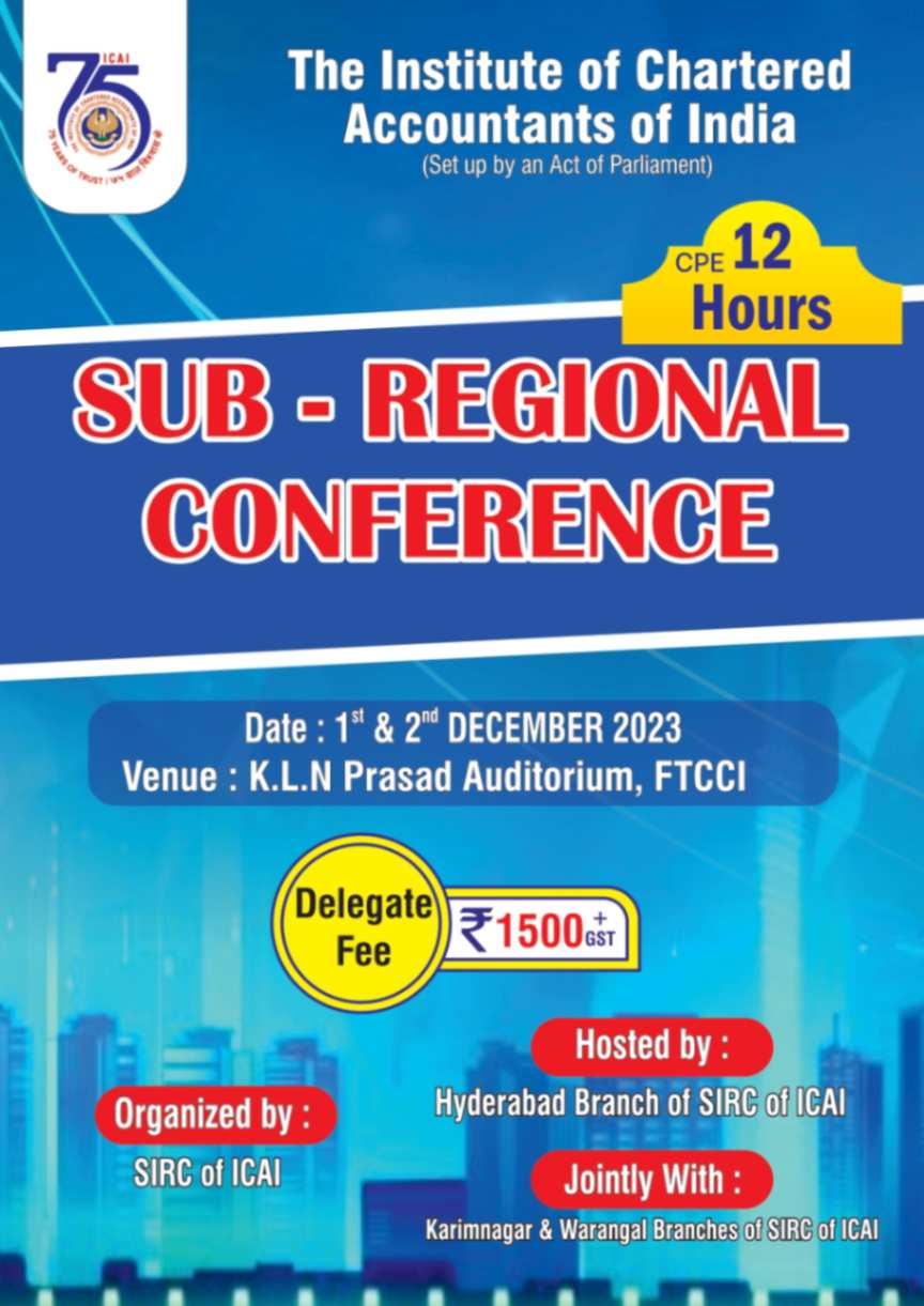 Two Days Sub Regional Conference