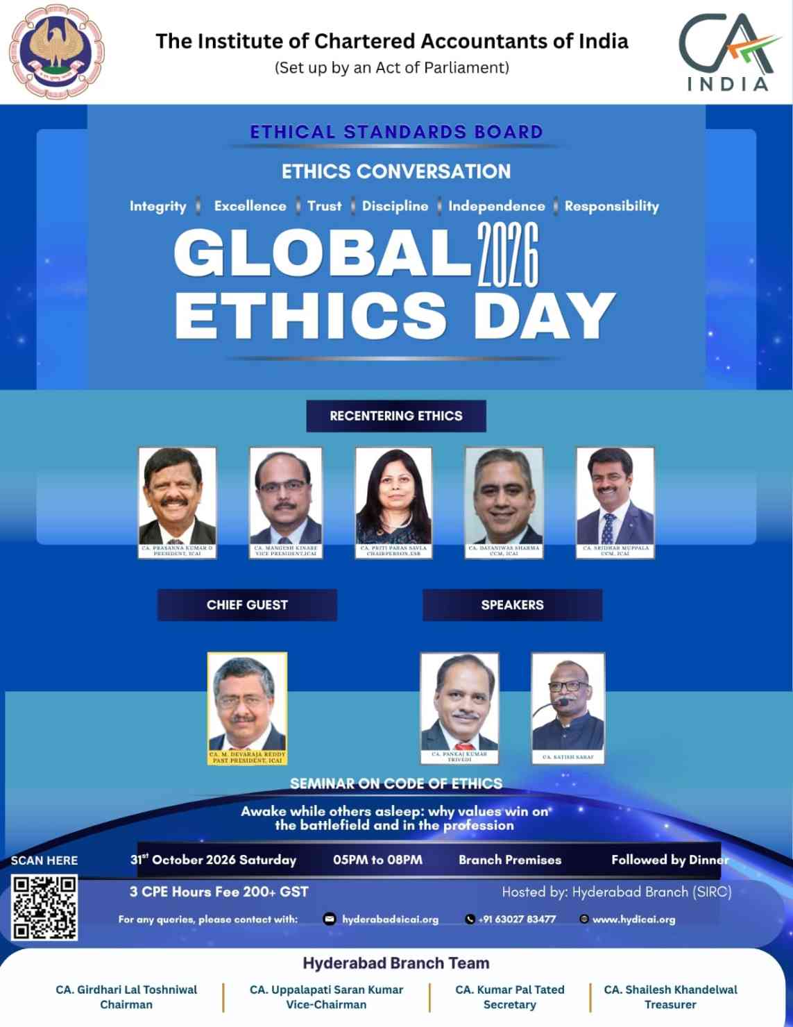 SEMINAR ON CODE OF ETHICS