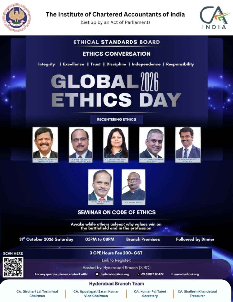 SEMINAR ON CODE OF ETHICS