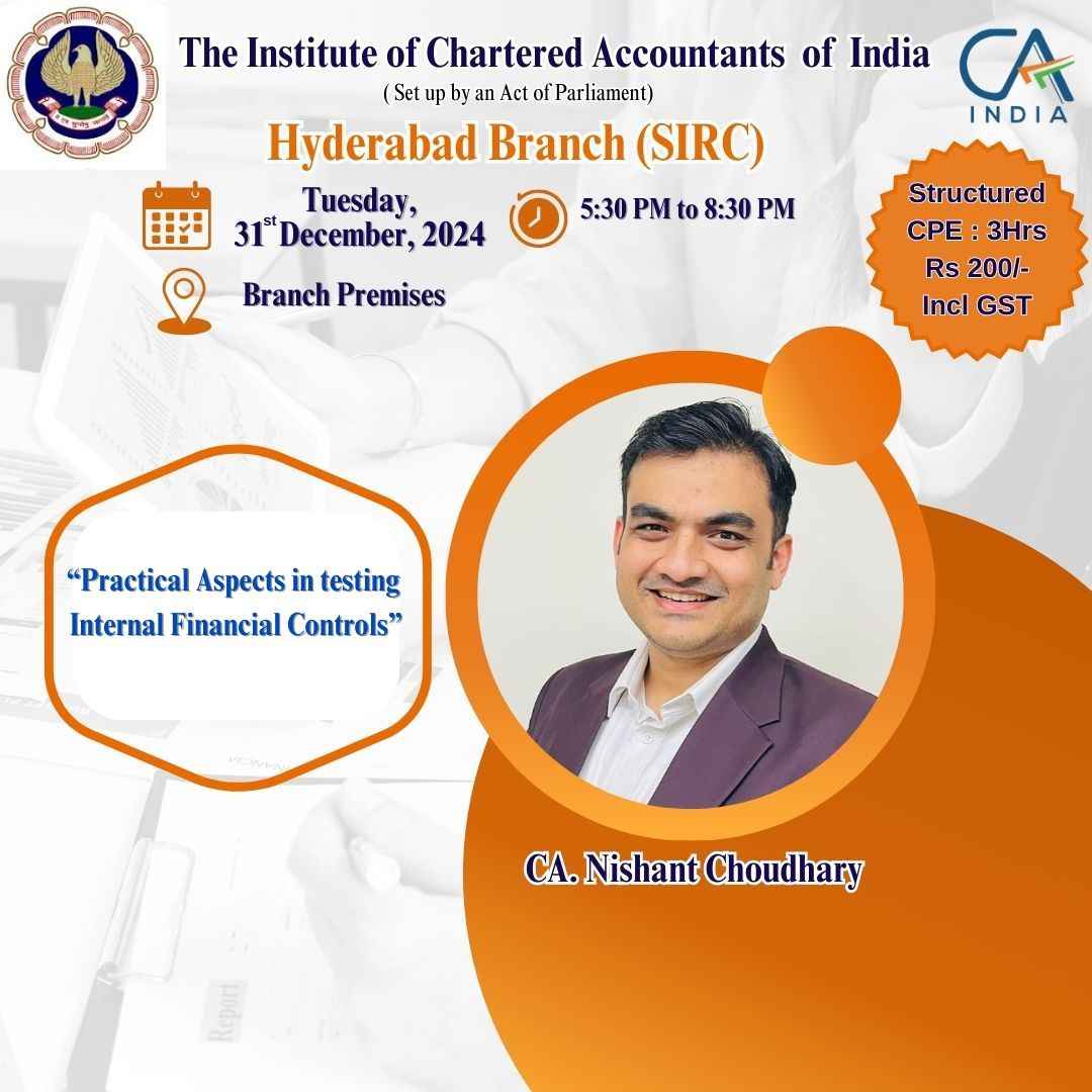 Seminar on Practical Aspects in testing Internal Financial Controls