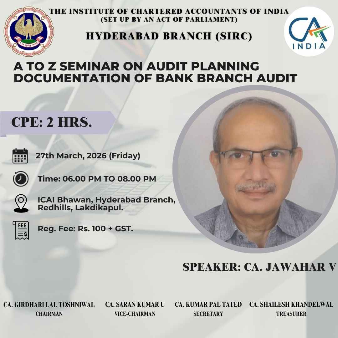 A to Z of Bank Audit Seminar