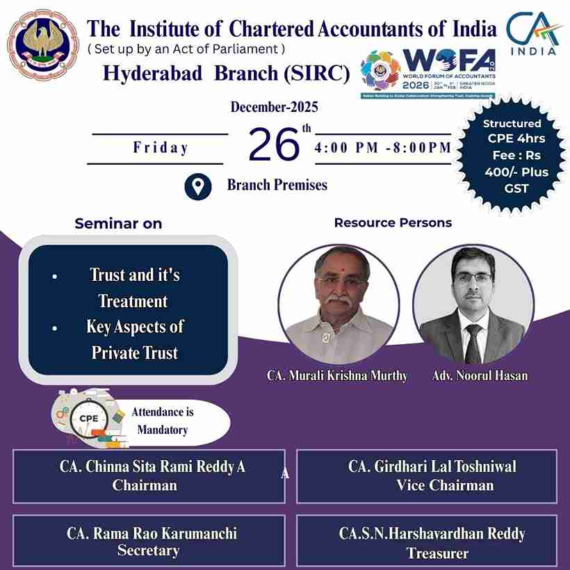 Seminar on Key Aspects of Private Trust