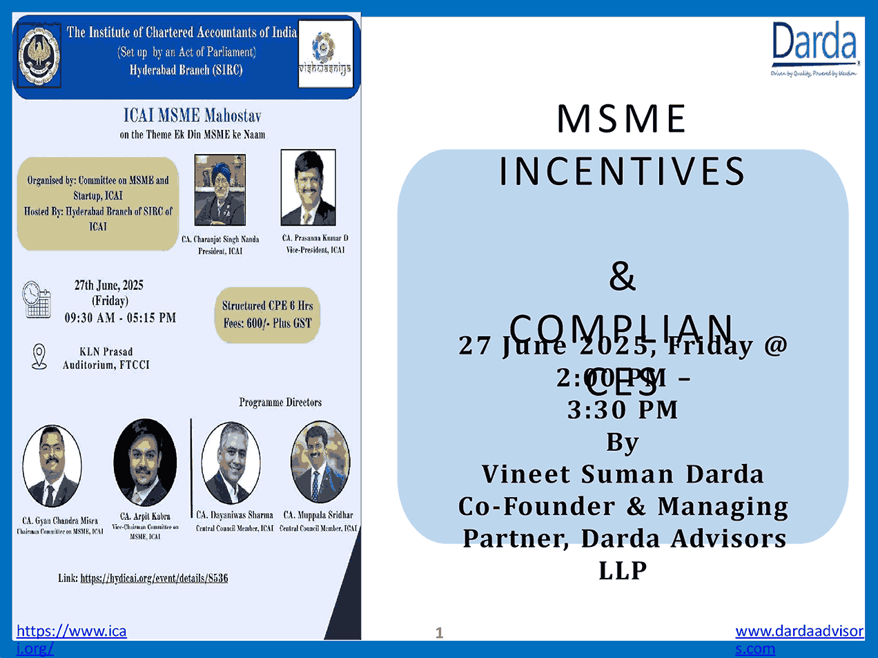 ICAI MSME Mahostav