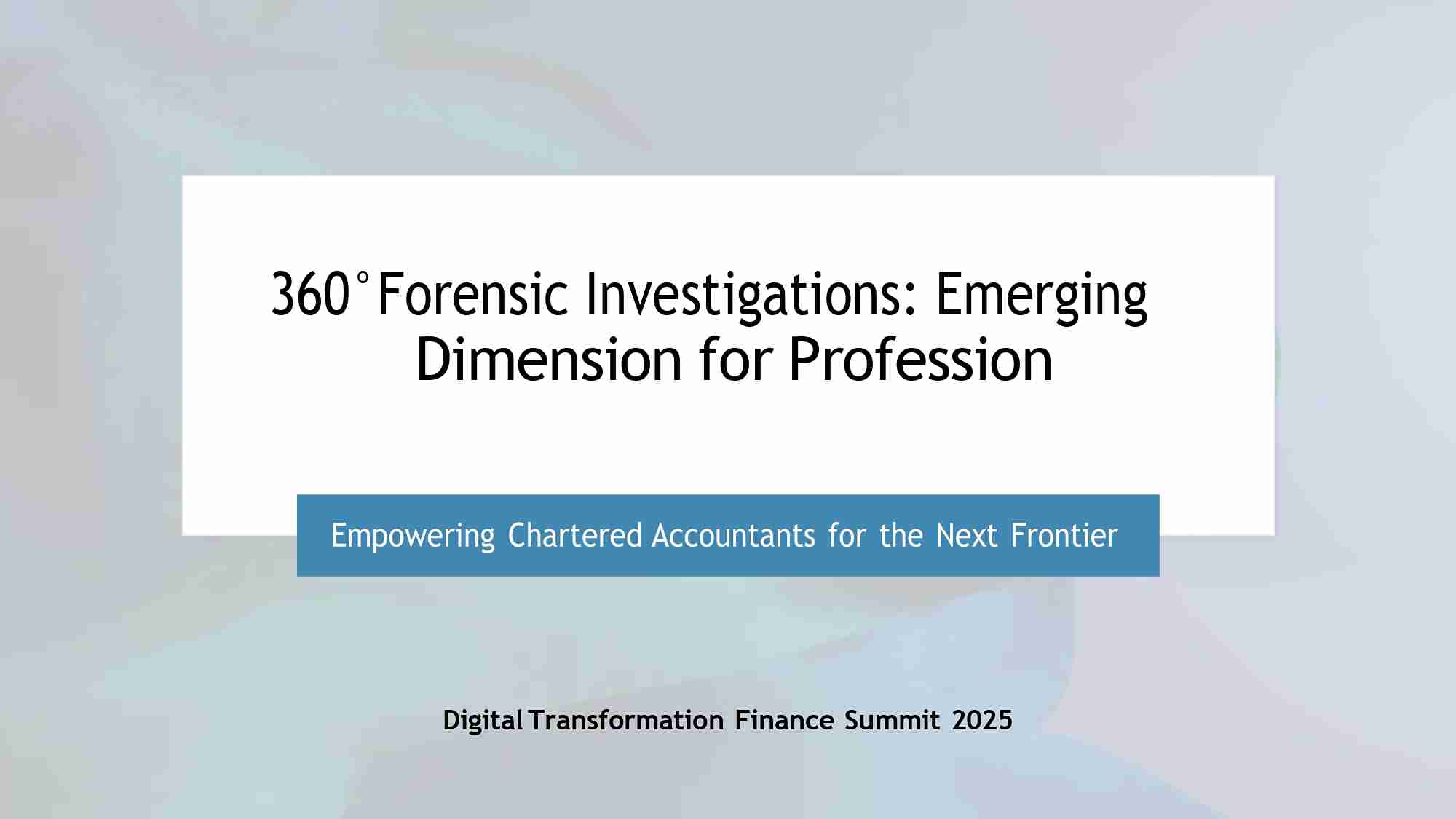 DIGITAL TRANSFORMATION (DX) FINANCE SUMMIT 2025